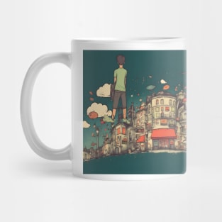 London England Dreamcore  A Surreal Cityscape Mug